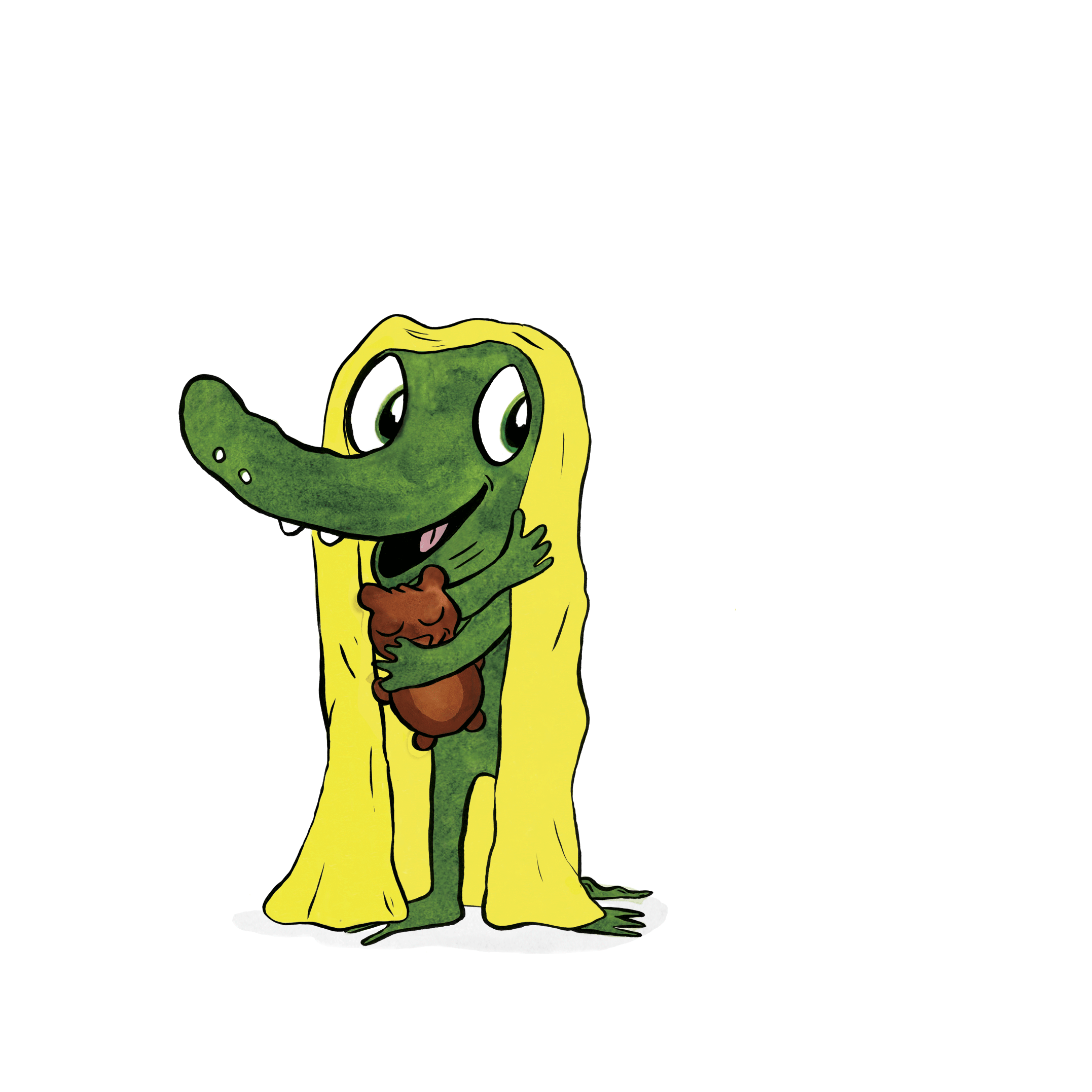 Croc surpris