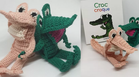 Doudou Croc au crochet par Anne