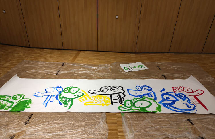 La fresque terminée