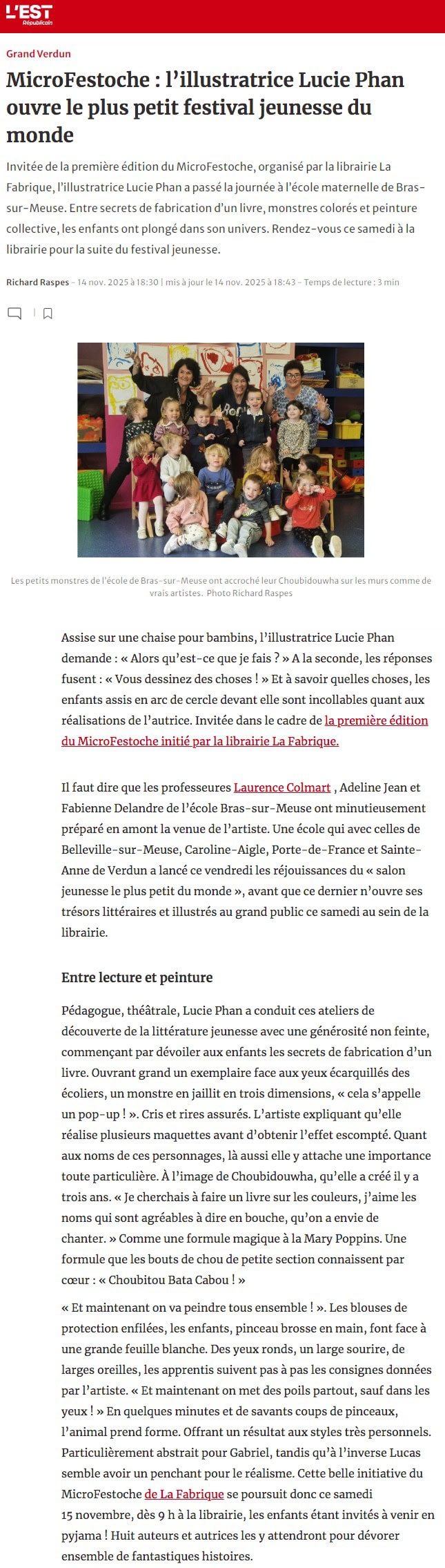 L'Est Républicain, MicroFestoche