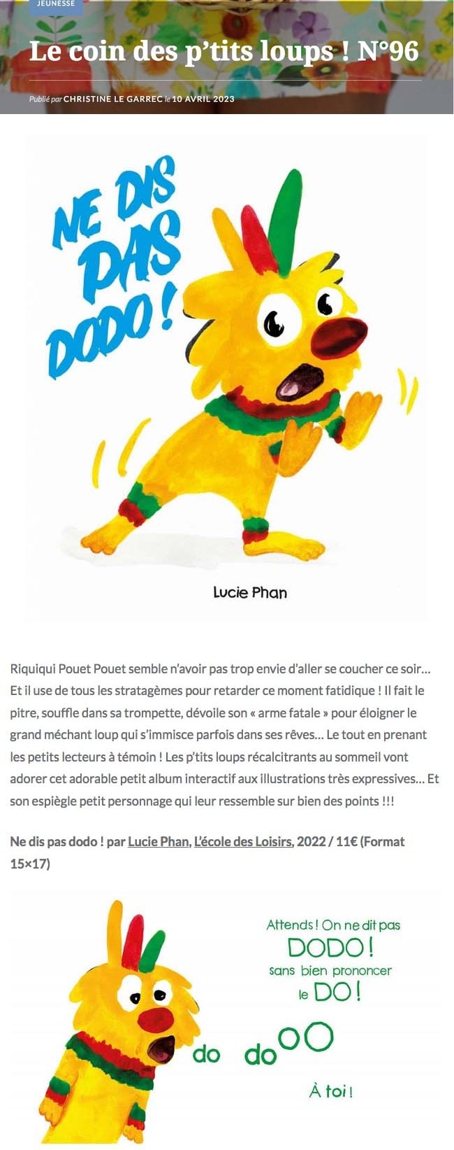Le coin des p'tits loups, N°96