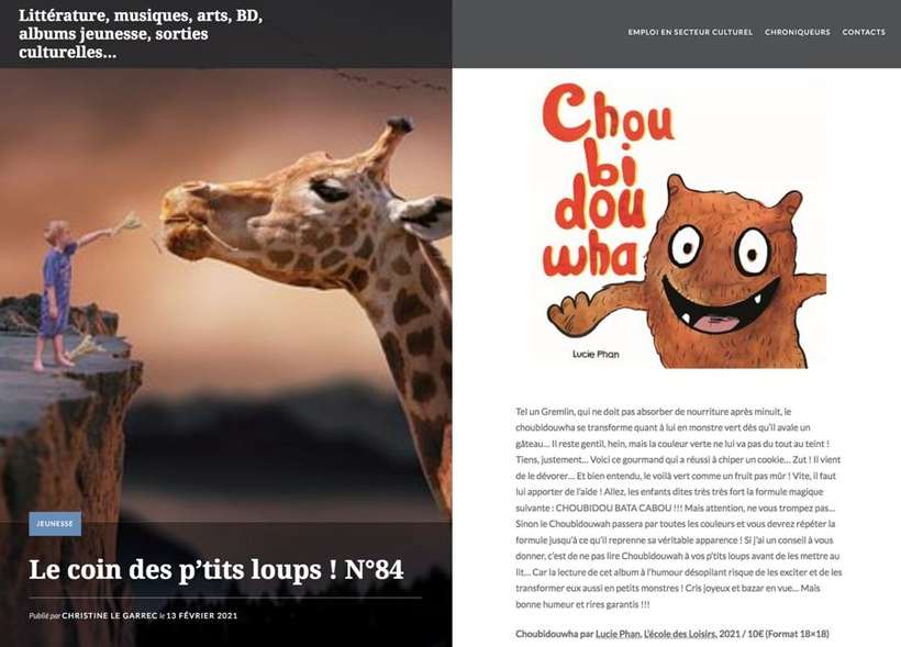 Le coin des p'tits loups